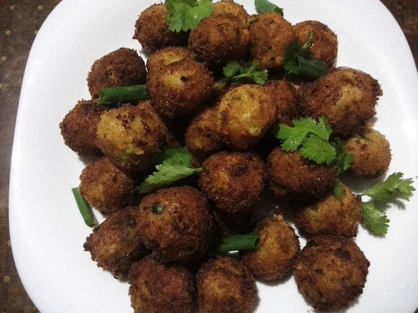 Potato Cheese Balls (with Nepali spices)