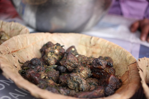 Pakuwa: Barbecued meat (espically pork or wild boar) with spices, eaten during festivals like Maghe Sakranti.