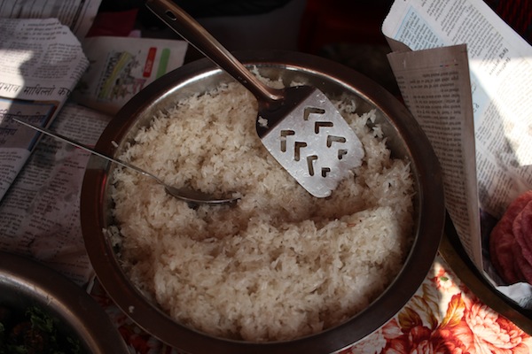 Chichar: Chichar is made from steaming Anadi rice- a traditional variety of sticky rice in Nepal grown in plains of western Nepal. It is a delicacy generally eaten during the festivals. Anadi rice is also used to make various other delicacies. 