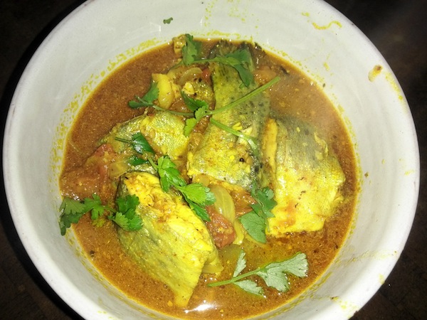 आलो ट्राउट माछाको झोल  (Trout Curry-Soup)