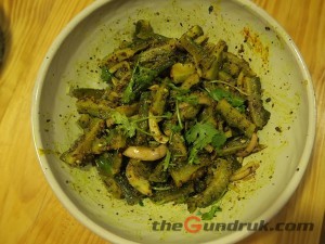 bitter gourd achaar