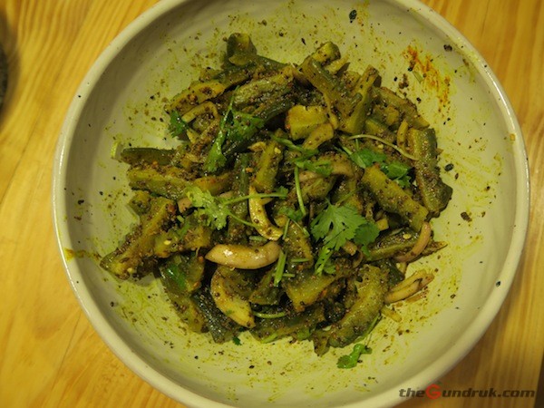 bitter gourd achaar