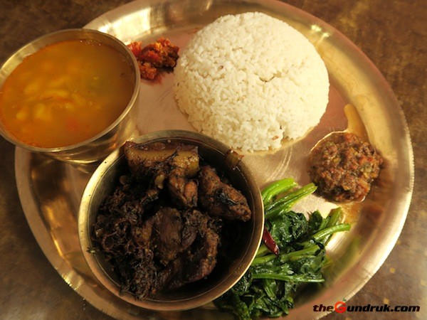 Yangben-Faksa (Pork Curry with Yangben)- Ethnic Food of Rai and Limbu