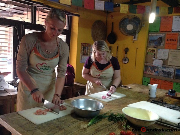 Nepali cooking course