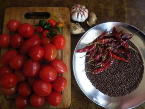 tomato pickle ingredients