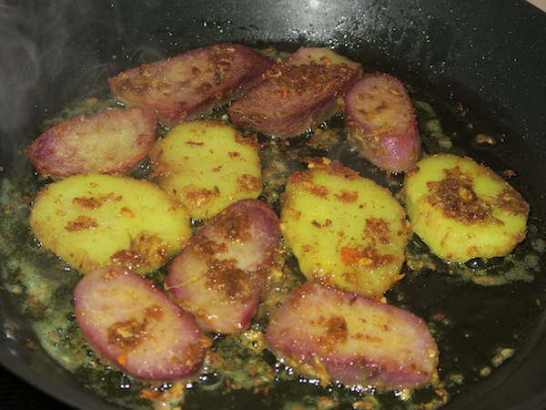 Fried Tarul (Yam) with Spices- Delicacy of Magar Community