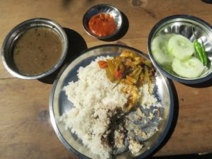 daal bhaat tarkari in Kagani, Dolpo