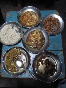 newari food items at Honacha