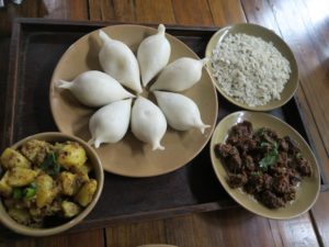 newari foods at the village cafe