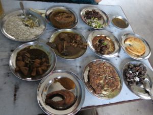 Varieties of Newari dishes at Byanjankar Khaja Ghar