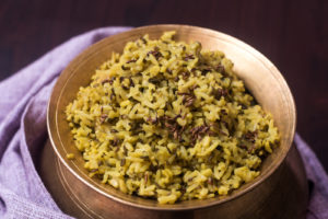 rice, lentil and ghee porridge