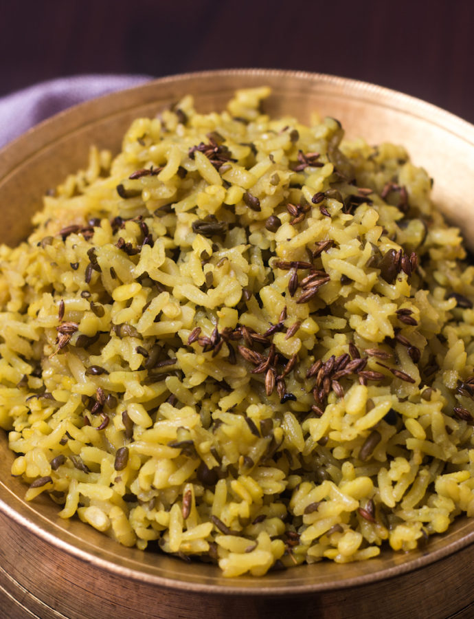 Khichadi: Savory Black Lentil and Rice Porridge