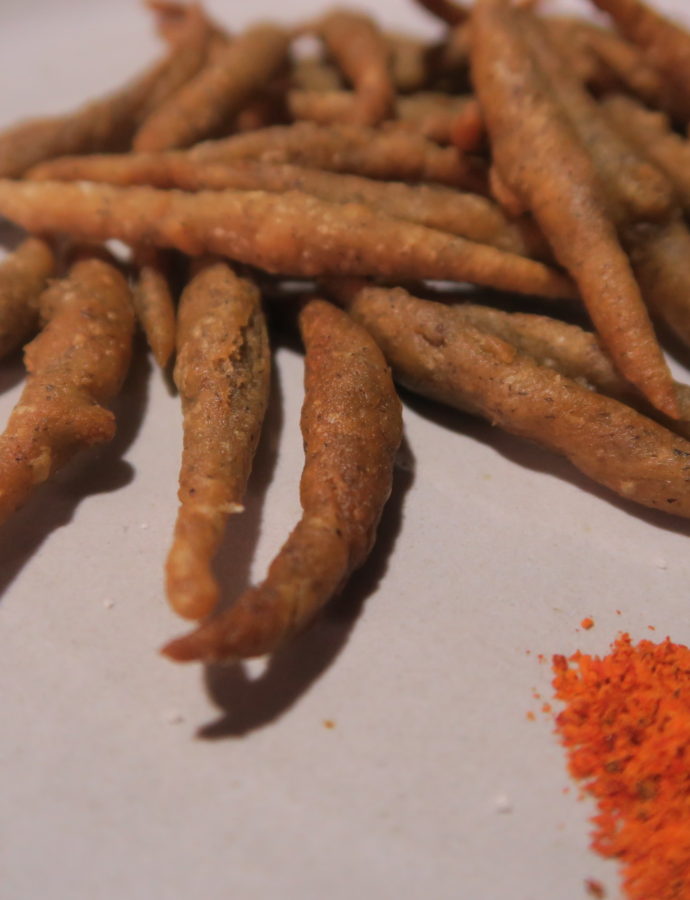 Making Kanchemba, Thakali buckwheat fries, at home