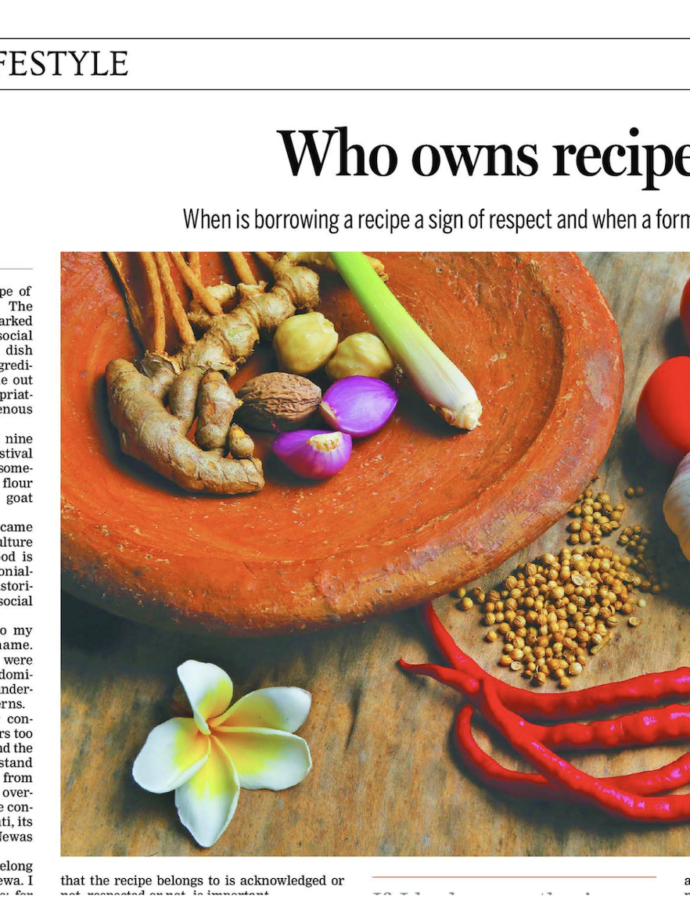 Who owns recipes?